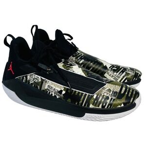 Nike Mens Shoes Size 10.5 Jordan Jumpman Hustle AQ0397-003 Olive Canvas‎ NEW